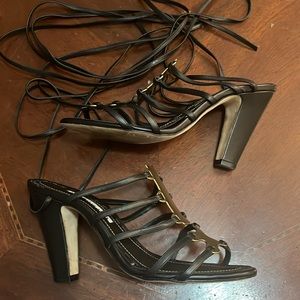 Manolo Blahnik Gladiatoe Tie-Up Heels